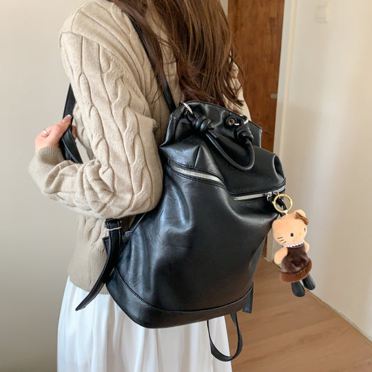 Damen Rucksack aus hochwertigem Kunstleder mit praktischem Innenorganizer Nord Taschen