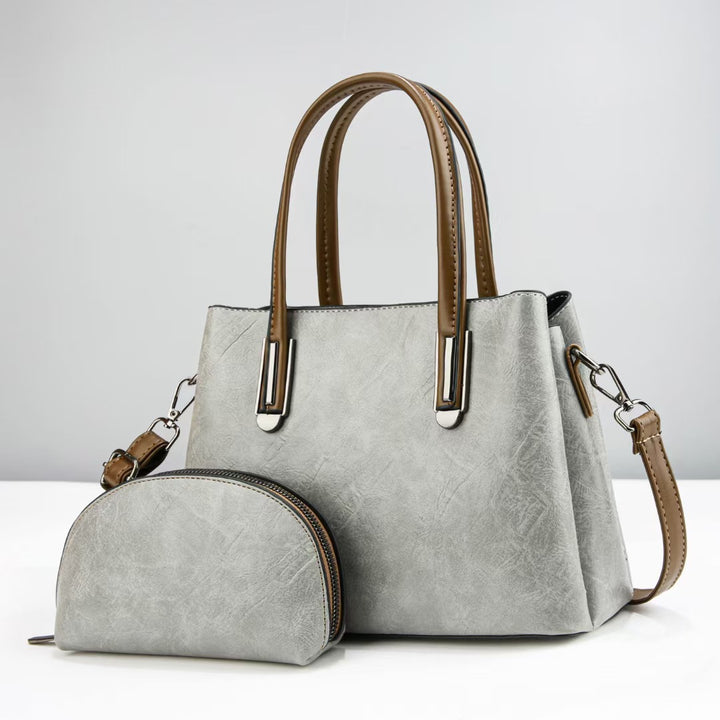 Damen handliche Handtasche mit abnehmbarer Kosmetiktasche Nord Taschen