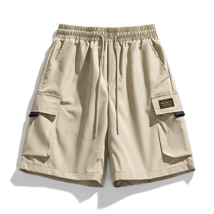 Herren Cargo-Shorts mit elastischem Bund und praktischen Taschen