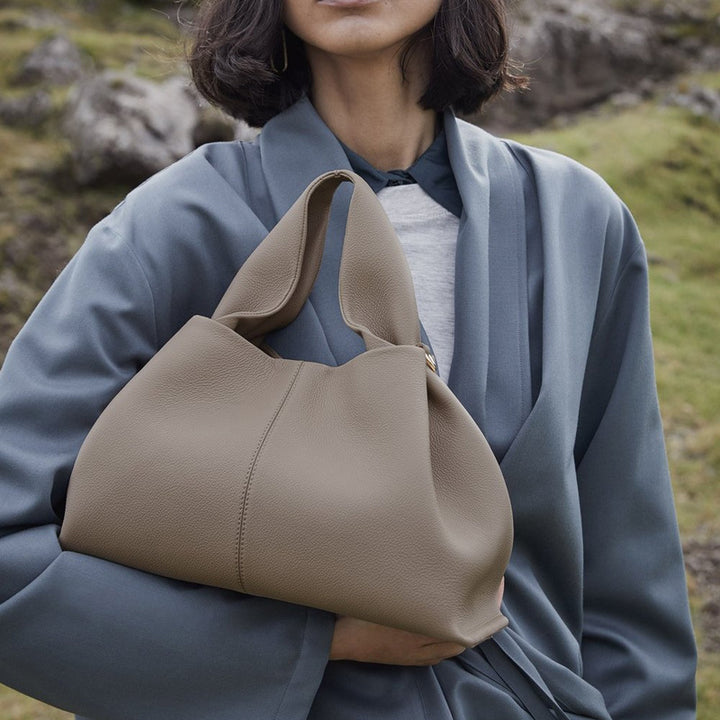 Damen Hobo-Tasche mit elegantem Kordelzug und luxuriösem Design Nord Taschen