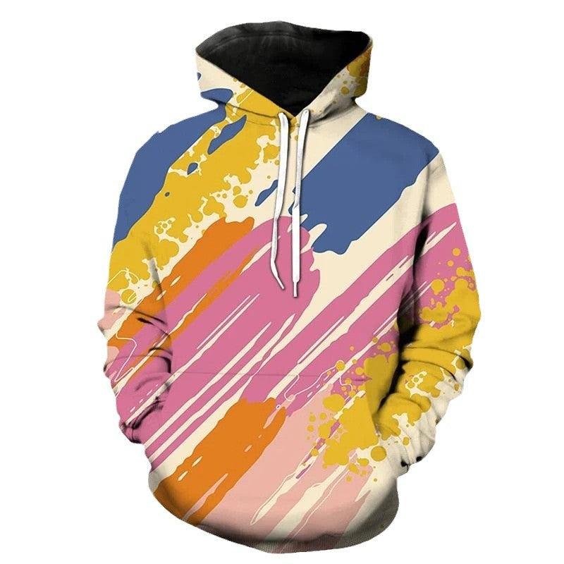Damen Kreativer Kapuzenpullover mit abstraktem Design Nord Taschen