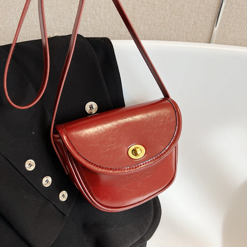 Damen Umhängetasche im eleganten Retro-Design mit goldenen Akzenten Nord Taschen