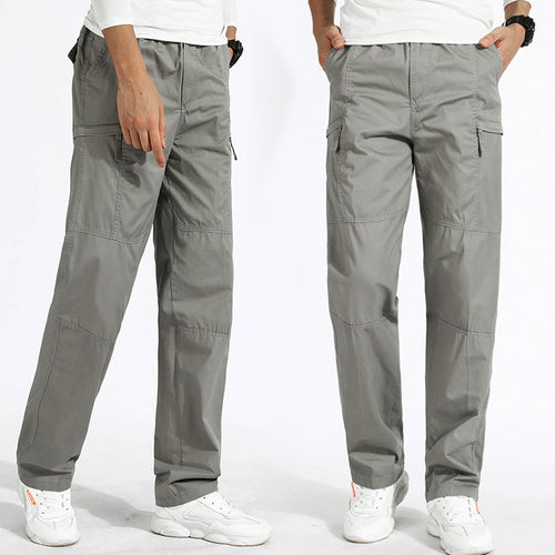 Damen Cargo-Hose mit elastischem Bund, verstärkten Nähten und multifunktionalen Taschen Nord Taschen