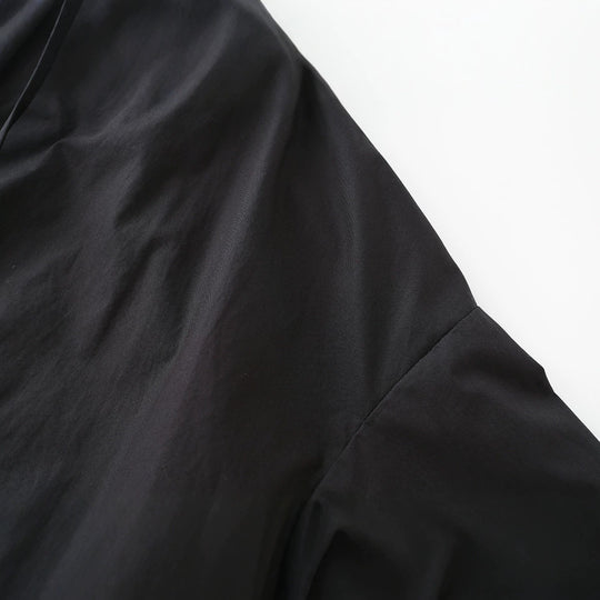 Damen Leichter Cropped-Blouson mit hohem Stehkragen, Tunnelzug und seitlichen Bindebändern Nord Taschen
