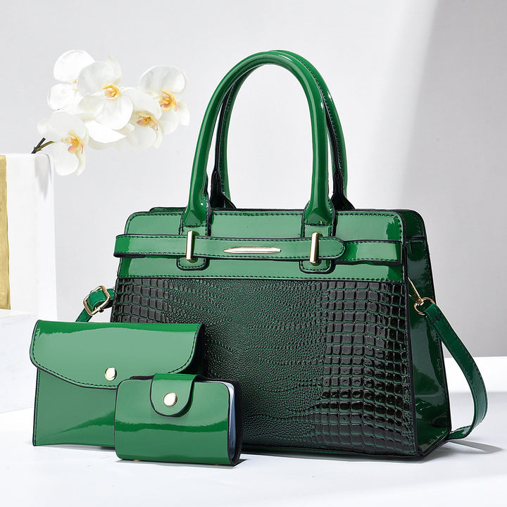 Damen elegante Handtasche mit praktischem Zubehör Nord Taschen