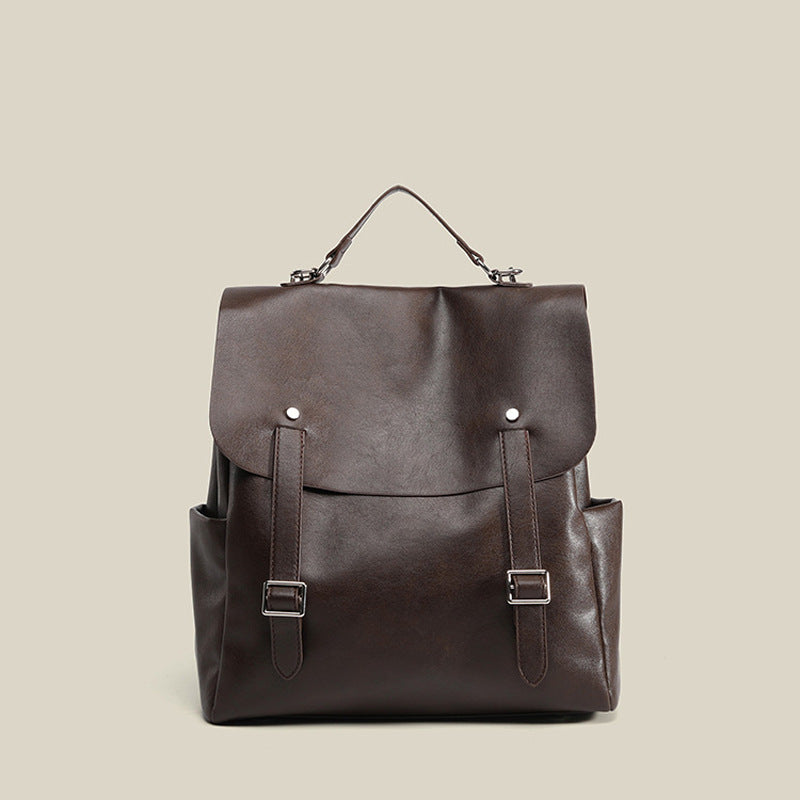 Damen Rucksack aus hochwertigem Kunstleder mit praktischem Überschlag Nord Taschen