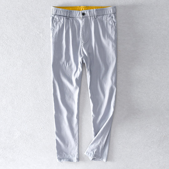 Herren Baumwoll-Chino mit Elastikbund und konischem Schnitt Nord Taschen