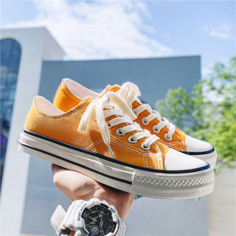 Damen Leichte Canvas-Sneaker mit rutschfester Sohle