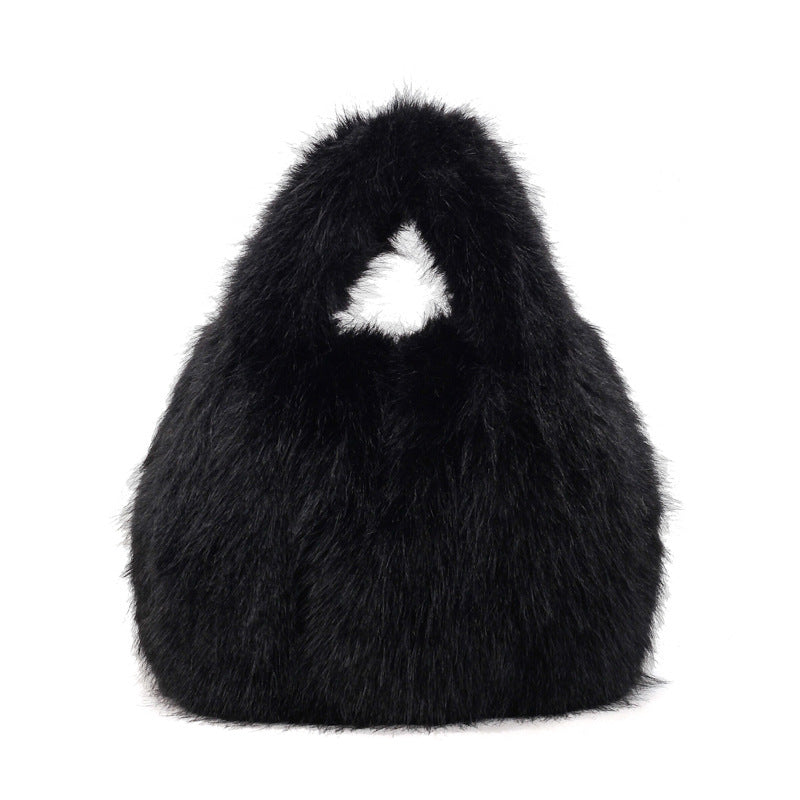 Damen Plüsch Handtasche mit einzigartigem Design Nord Taschen