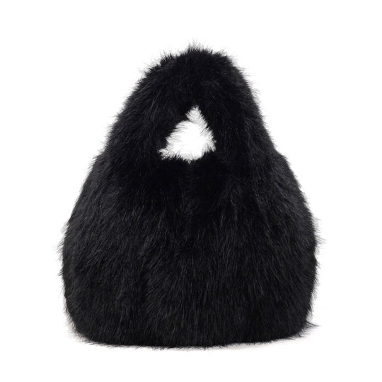 Damen Plüsch Handtasche mit einzigartigem Design Nord Taschen