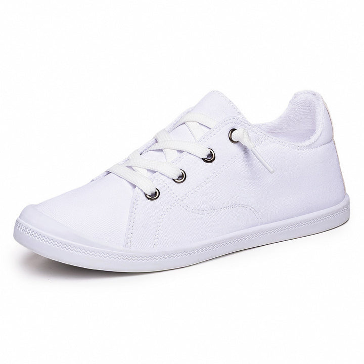 Damen Bequeme Canvas Sneakers mit atmungsaktiver Innensohle