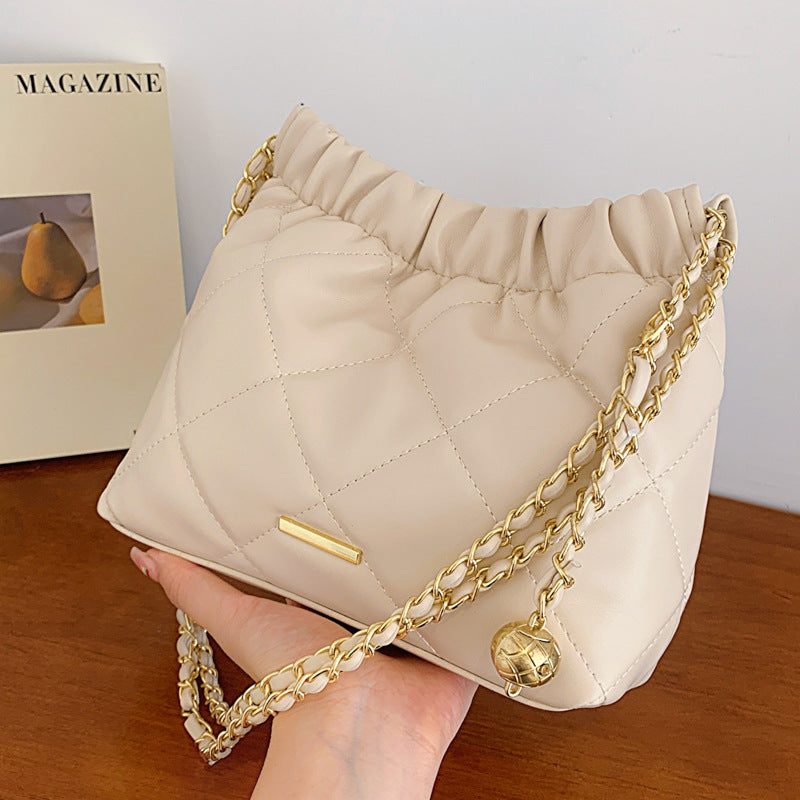 Damen elegante Umhängetasche mit gepufftem Design Nord Taschen