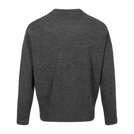 Herren Doppelt geknöpfte Strickcardigan mit Zopfmuster und Stehkragen Nord Taschen