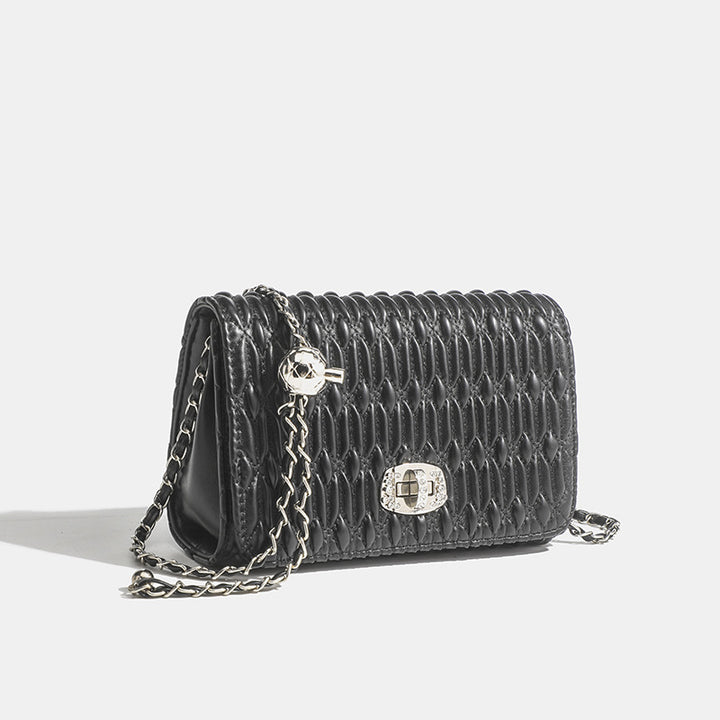 Damen Clutch-Tasche mit strukturiertem Obermaterial und eleganter Kette Nord Taschen