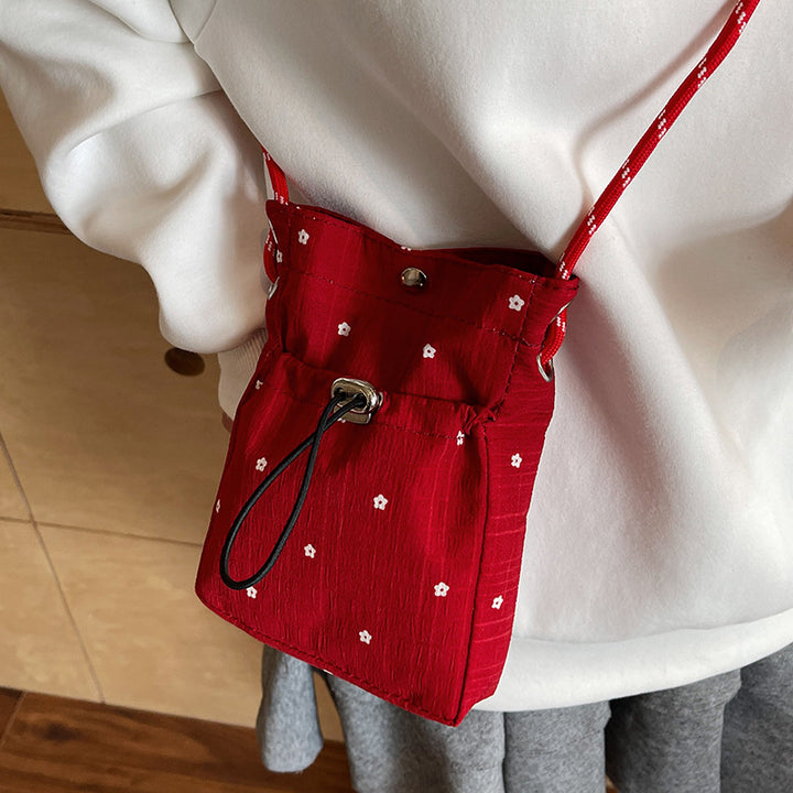 Damen kleine Umhängetasche mit blütenförmigem Design Nord Taschen
