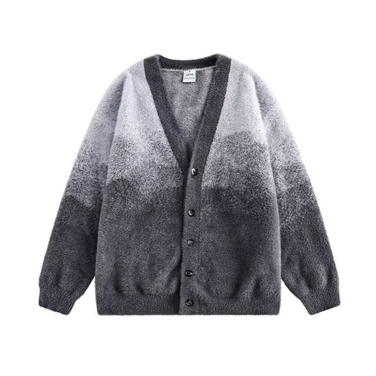 Damen Gemütliche Strickjacke mit Knopfleiste und V-Ausschnitt Nord Taschen
