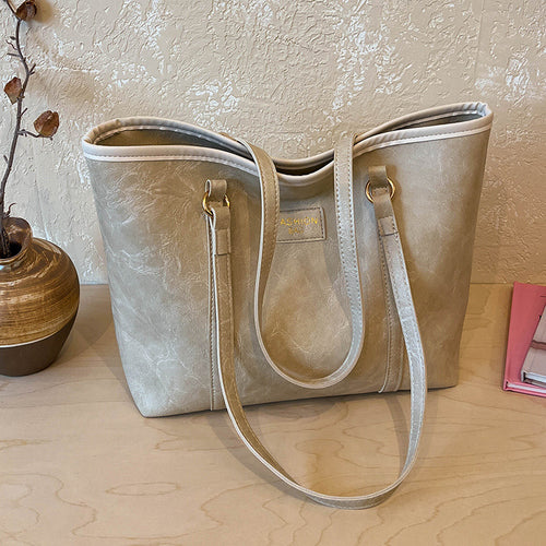 Damen elegante Tragetasche aus hochwertigem Kunstleder Nord Taschen