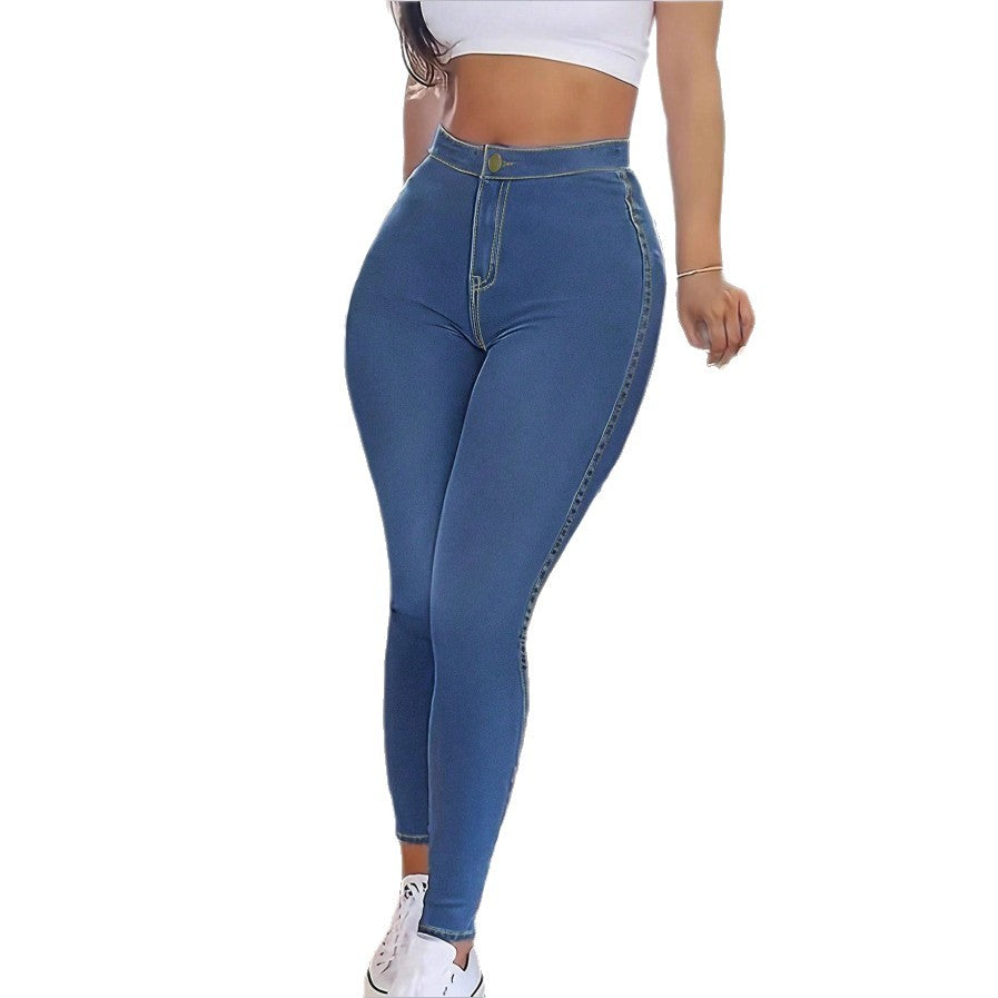Damen High‑Waist Superstretch Skinny Jeanslegging Nord Taschen
