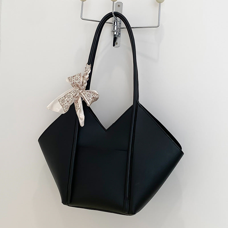 Damen elegante Handtasche mit dekorativem Knoten Nord Taschen