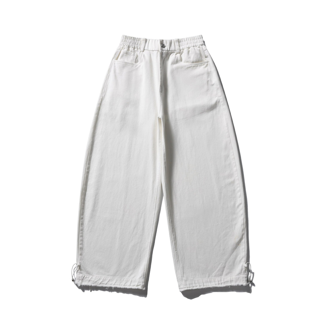 Damen Culotte-Hose im weiten Schnitt mit elastischem Bund und Kordelzug Nord Taschen