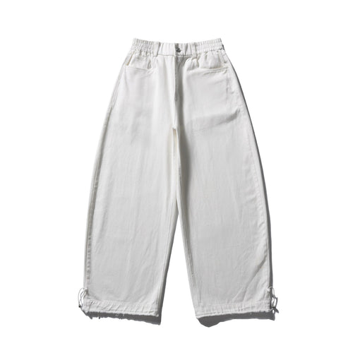 Damen Culotte-Hose im weiten Schnitt mit elastischem Bund und Kordelzug Nord Taschen