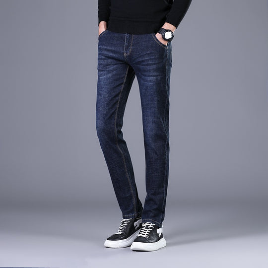 Damen Elastische Slim‑Straight-Jeans mit hohem Komfortbund Nord Taschen