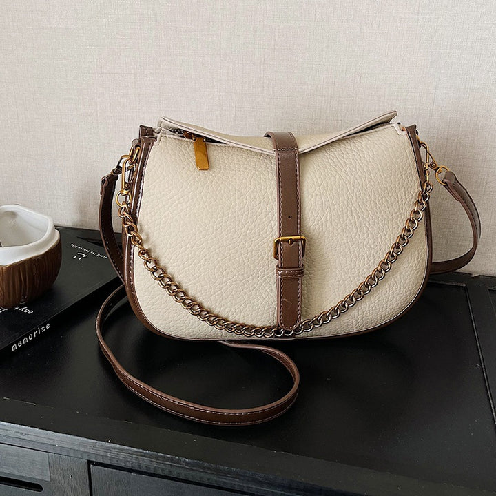 Damen elegante Umhängetasche mit goldener Kette Nord Taschen