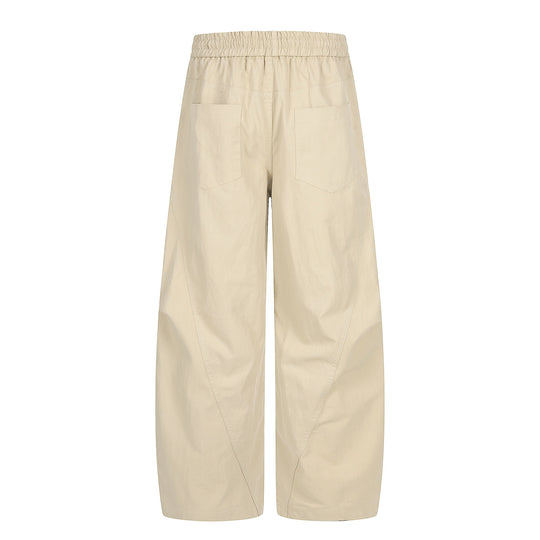 Damen Weite Culotte‑Hose mit elastischem Tunnelzugbund und großen Eingrifftaschen Nord Taschen