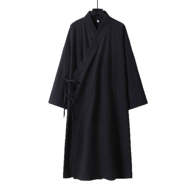 Unisex Langer Oversize-Kimono‑Mantel mit dezentem Knebelverschluss und weiter Silhouette Nord Taschen