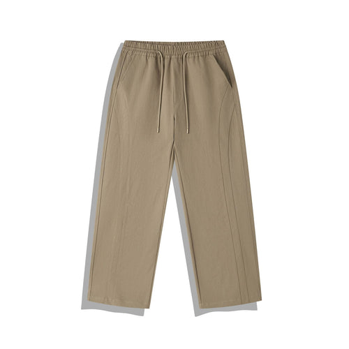 Damen Cropped-Hose im Relaxed-Fit mit Elastikbund, Tunnelzug und Ziersteppungen Nord Taschen