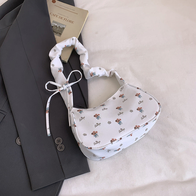 Damen Hobo-Tasche mit floralem Design und innovativem Tragegriff Nord Taschen