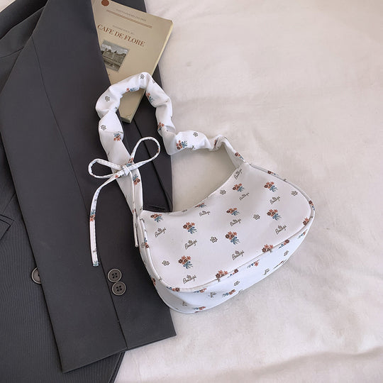 Damen Hobo-Tasche mit floralem Design und innovativem Tragegriff Nord Taschen