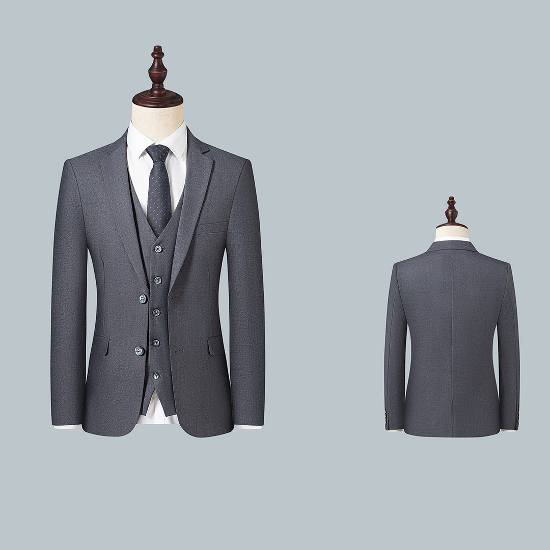 Herren Schlankes Einreihiges Business-Sakko mit Zwei-Knopf-Silhouette Nord Taschen
