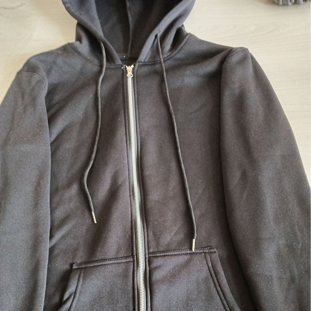 Herren nan Oversize Zip-Hoodie und Relaxed Sweatpants Set Nord Taschen