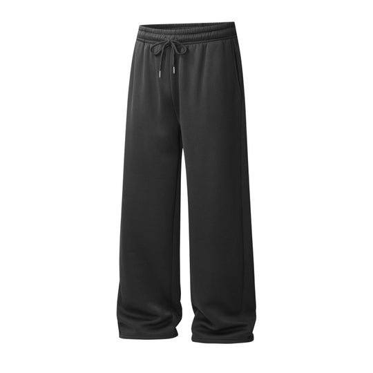 Damen weite Lounge‑Hose mit elastischem Bund, Kordelzug & flauschigem Fleece‑Innenfutter Nord Taschen