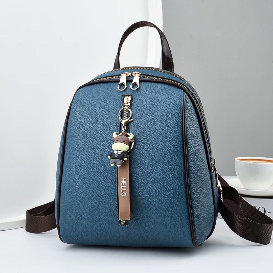 Damen Rucksackhandtasche mit praktischem Innenraum und trendigem Anhänger Nord Taschen