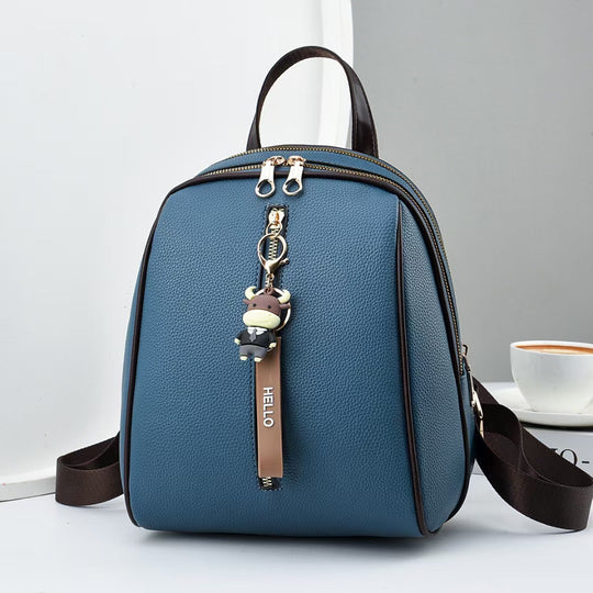 Damen Rucksackhandtasche mit praktischem Innenraum und trendigem Anhänger Nord Taschen