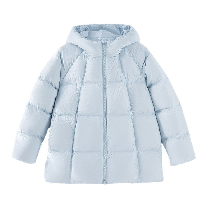 Damen Kurz geschnittene Boxy‑Steppjacke mit abnehmbarer Kapuze und Thermo‑Isolierung Nord Taschen