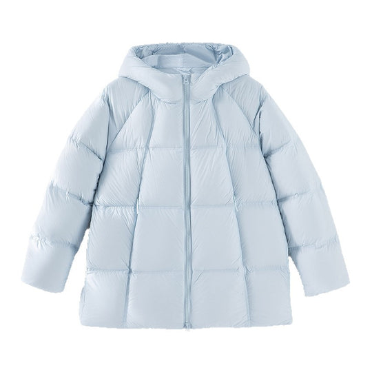 Damen Kurz geschnittene Boxy‑Steppjacke mit abnehmbarer Kapuze und Thermo‑Isolierung Nord Taschen
