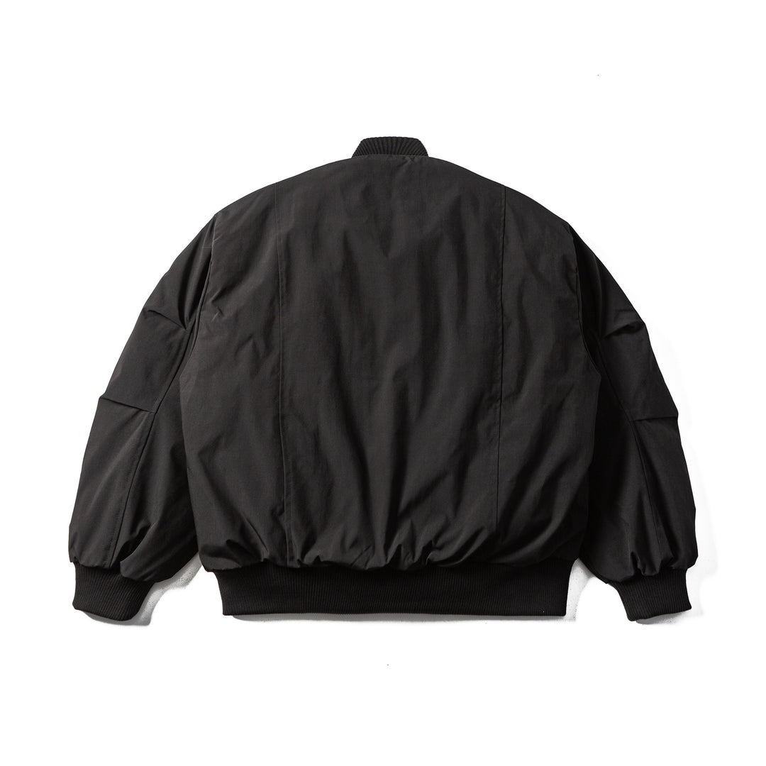 Herren Boxy wattierter Kurzblouson mit Rippenkragen und ergonomischen Eingrifftaschen Nord Taschen
