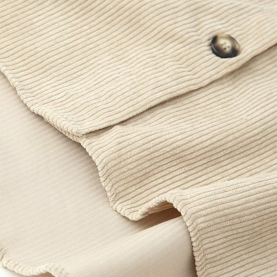 Damen Longshirt-Tunika aus feinem Rippjersey mit Hemdkragen und durchgehender Knopfleiste Nord Taschen
