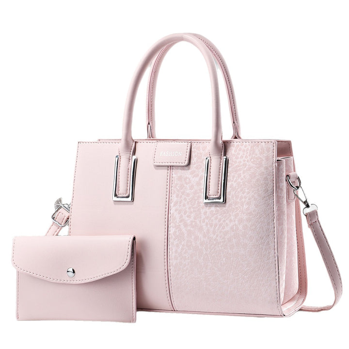Damen modische Handtasche mit eleganter Struktur und abnehmbarer Clutch Nord Taschen