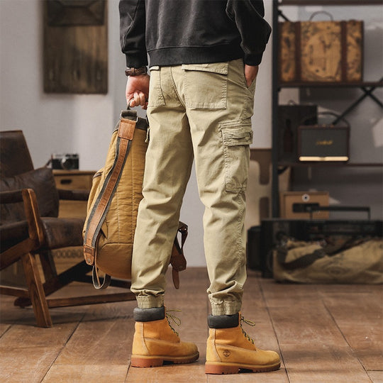 Herren Cargo-Jogginghose mit Multifunktionstaschen & elastischen Bündchen Nord Taschen