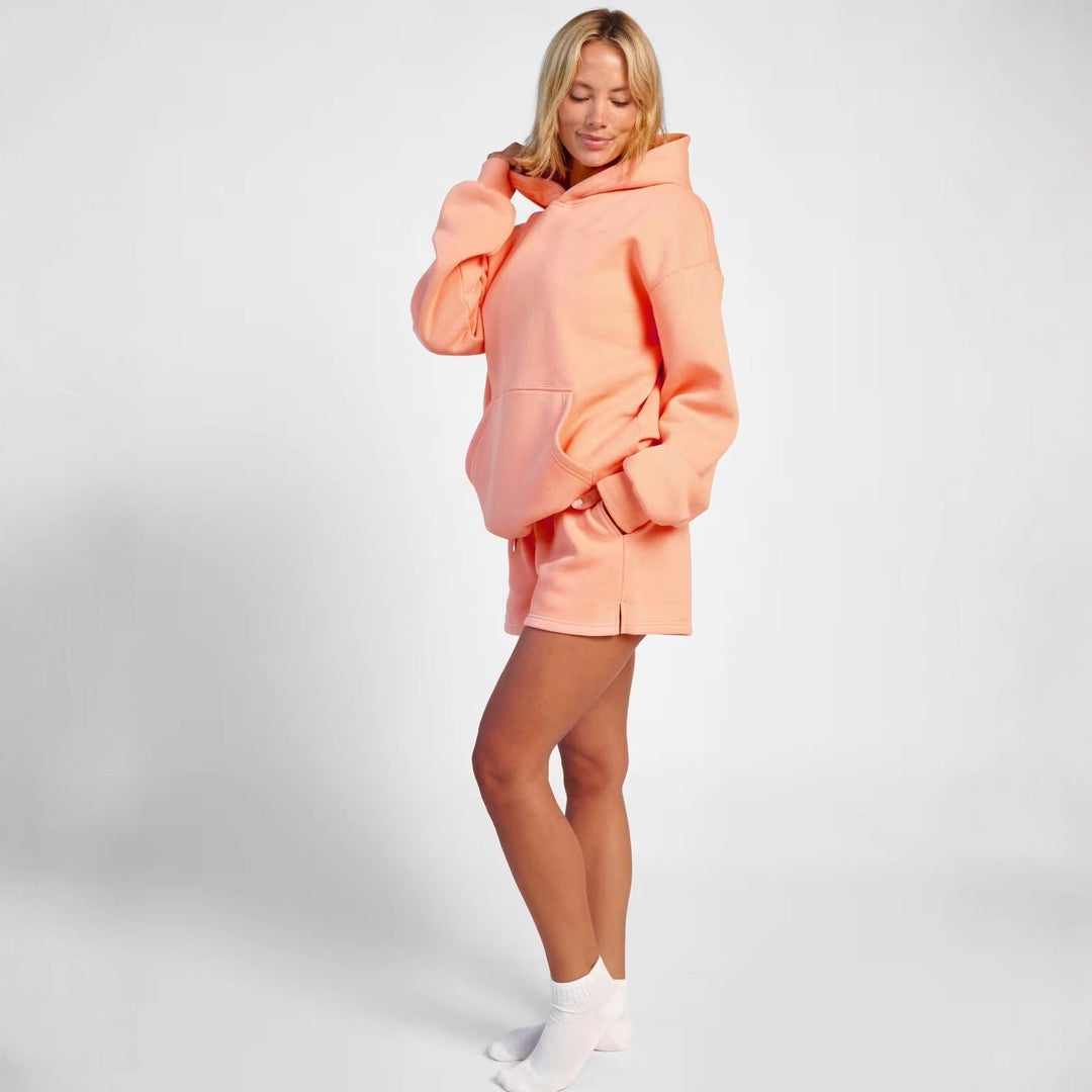 Damen Sportliche Sweatshorts mit elastischem Bund  Nord Taschen