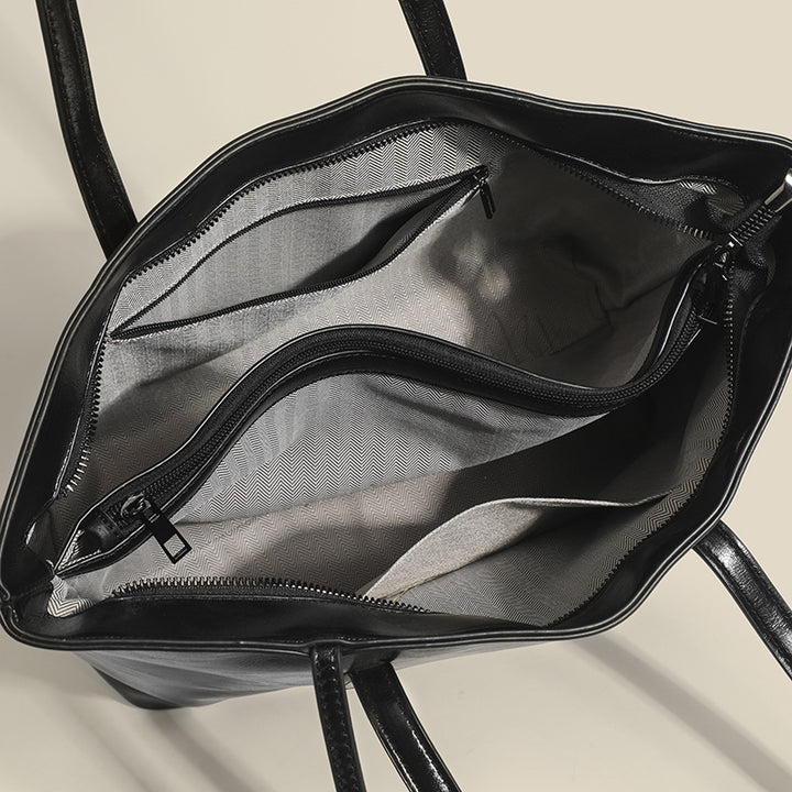 Damen Tragetasche mit eleganter Silhouette und abnehmbarem Kosmetiktäschchen Nord Taschen