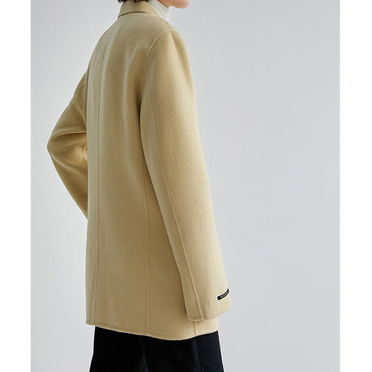 Damen Eleganter Oversized Blazer mit doppeltbreiter Knopfleiste Nord Taschen