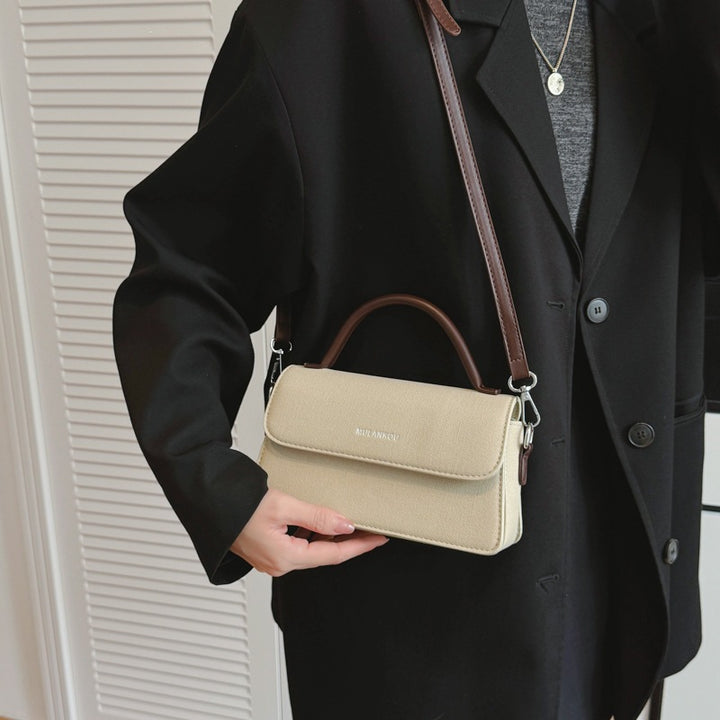 Damen Handtasche im eleganten Koffer-Design mit abnehmbarem Schulterriemen Nord Taschen