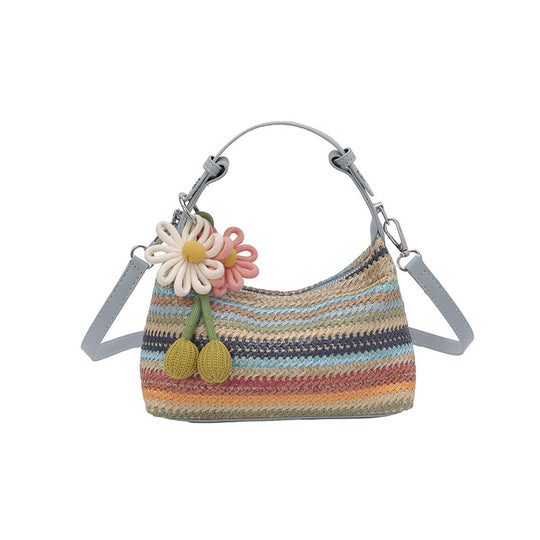 Damen kreative Beuteltasche mit floralen Akzenten Nord Taschen
