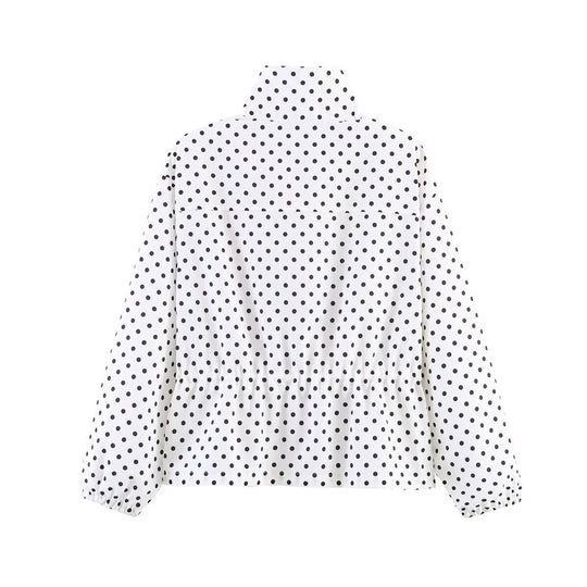 Damen Leichte gesteppte Blousonjacke mit Stehkragen und Gummibündchen Nord Taschen