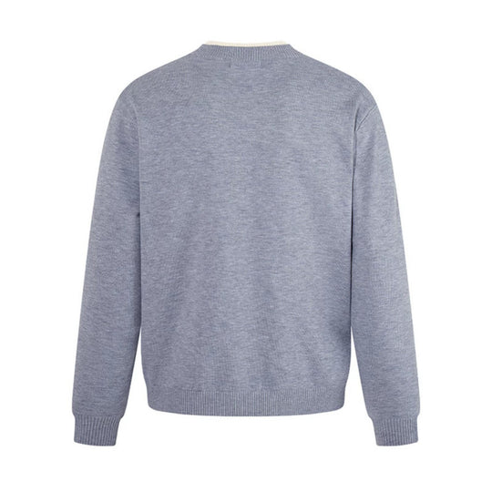Herren Feinstrick-Pullover mit V‑Schlitzkragen und Rippabschluss Nord Taschen